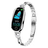Bearscome Blood Sugar Blood Pressure monitoring Luxury Diamond Design Fashion Smartwatch - Silver