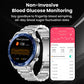 BEARSCOME Max 1 Heart rate Blood Glucose ECG/EKG Blood Pressure Monitoring Bluetooth Talk Smartwatch