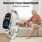 Bearscome Blood Sugar Blood Pressure monitoring Luxury Diamond Design Fashion Smartwatch
