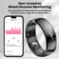 Bearscome R06 Blood Glucose ECG/EKG Blood Pressure Monitoring AI Health Analysis Smart Ring