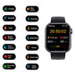 Bearscome F57 Blood Sugar Blood Pressure Heart Rate Blood oxygen Sleep Monitoring Waterproof Smartwatch