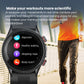 Bearscome Max 5 High Precision Air Pump Blood Pressure ECG Blood Sugar Blood Oxygen Monitoring SmartWatch