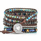 Imperial Stone Bead Hand-Woven strap With Bohemian Style