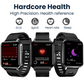 Bearscome CFDA RIG With ECG Blood Oxygen Sleep Monitoring Health Sports SmartWatch