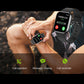 BEARSCOME Blood Pressure Blood oxygen Blood Sugar Monitoring Bluetooth Talk Play Music Health Waterproof Smartwatch
