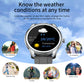 BEARSCOME Heart Rate Blood Pressure Monitoring Bluetooth Smartwatch