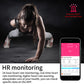 BEARSCOME Heart Rate Blood Pressure Monitoring Bluetooth Smartwatch