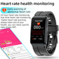 BEARSCOME BCEP01 ECG HRV Monitoring Smart Watch, SpO2/Sleep, Music, Waterproof,Message/Caller Receive, Female Caring